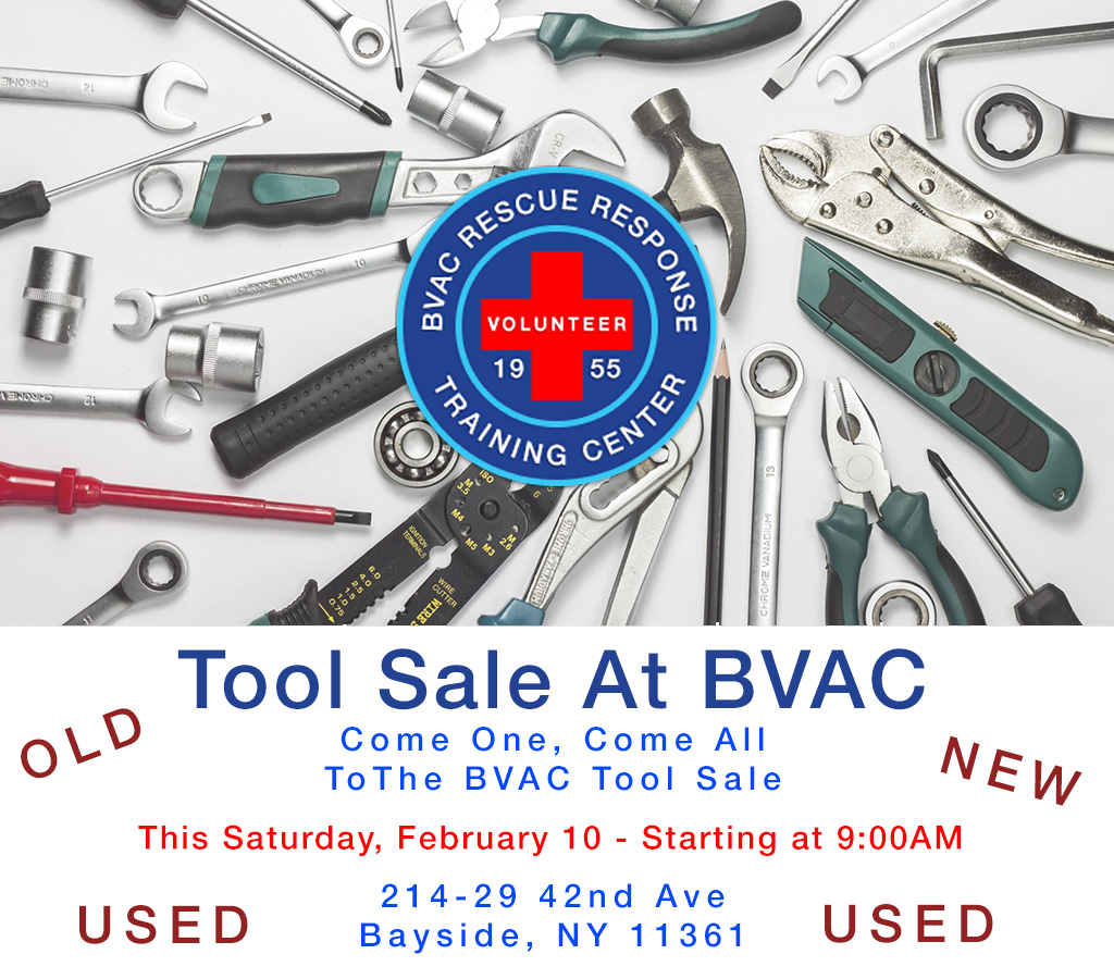 BVAC Fundraiser Tool Sale